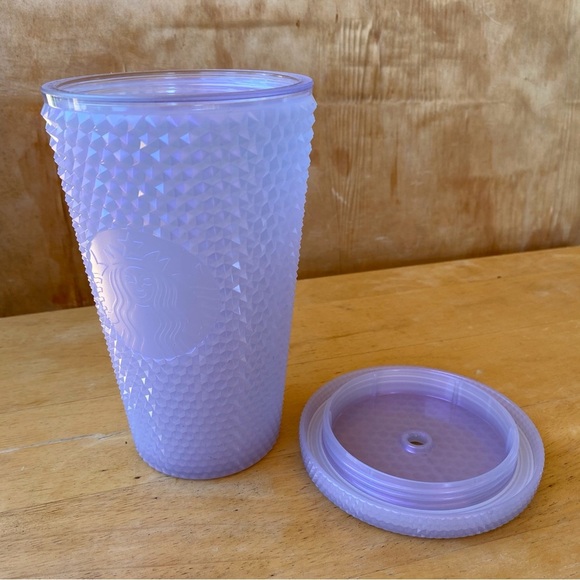 Starbucks Lilac Studded 16 oz Holiday Winter Collection 2021 Purple Tumbler - Picture 4 of 6